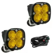 Baja Designs Squadron Pro Dual LED Auxiliary Light Pod Wide Cornering - Amber
