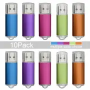 10Pack 16GB Flash Drives USB Memory Stick USB 2.0 Storage Thumb Pen Drive U Disk