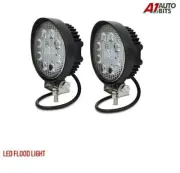 2x Waterproof 27w 9 Led Spot Beem Work Light Lamp Bar Offroad 4x4 Atv 12v 24v