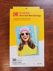 Kodak All In One Mini Cartridge 20 Sheets Mini Paper