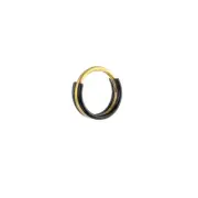 1pc Titanium Steel Triple Layer Nose Ring Perforated Cartilage Ring Nostrils