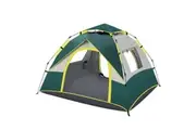OGL 3 Person Tent Camping Pop Up Instant Beach Sun Shade Shelter Family Waterproof 215x200x141cm Green White