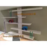 IKEA 木製層架 (寬度37公分) 收納置物層架.收藏品玩具小物展示架.層板可往兩邊移動 LUSTIGT【鬍子熊】代購