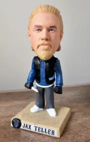 SOA JAX TELLER,Wacky Wobbler Bobble Head Funko, ERROR! Missing Vest Patches! NIB