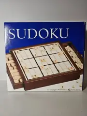 Deluxe Wood Sudoko Board game with pull out tray by Bits and Pieces