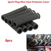 Car Heat Shield Protector Sleeve Spark Plug Wire Boot Shield Protection Cover BK (for: Honda)