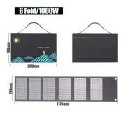 1000W Solar Panel Folding Bag USB+DC Output Solar Charger Portable Foldable Sola