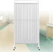 1/2/3/4/5 Panel Room Privacy Screen,Standing Door Partition,Temporary Standing Door Partition with Casters,for Office Beauty Salon Room(Color 2,1-Panel)