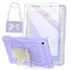 for Samsung Galaxy Tab A9 Plus Case 11 Inch 2023 with Screen Protector, Purple