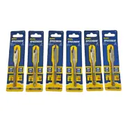 Pack 6 Irwin 1/2" x 4" Long Spade Paddle Flat Drill Bit Speedbor Impact 87908