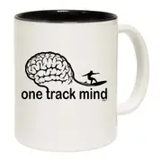 One Track Mind Surf Mug Cup
