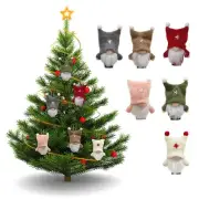 Christmas Decorations Faceless Doll Double Hat Christmas Doll Pendant Cute