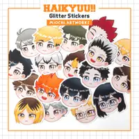 在飛比找蝦皮購物優惠-Haikyuu 閃光貼紙風扇藝術商品