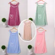Womens Body Wrap Shower Towels Dress Elasticated Beach Bath SPA Towel Robe Towel