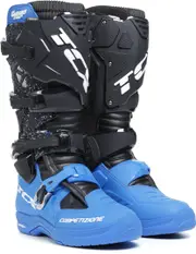 TCX Comp Evo 2 Michelin Motocross Boots, black-blue, Size 42 for Men Black Blue