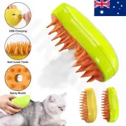 3-in-1 cat steam brush, self-cleaning steam cat brush, cat steam brush massage_