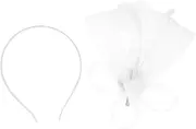 [NOLITOY] Elegant Fascinator Headband for Women Stylish Tea Party Hair Accessory for Prom Weddings Special Occasions Comfortable Fit Design Great present for