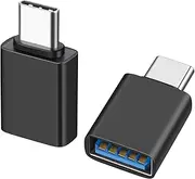 USB C Male to USB A Female OTG Adapter (3 Pack),USB 3.2 GEN2 10Gbps High-Speed Data PD 60W Fast Charging for iMac,MacBook Pro/Air,iPhone 16 15,iPad,Microsoft Surface,Samsung Galaxy S24/23/22,etc.