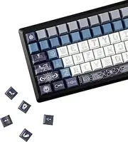 YMDK 137 Keys Wuyuanjiao Monthly Meeting Theme Keycaps Sidelit Cherry Profile PBT Dye Sub Keycap for MX 61/68/87/98/104/108 Layout Mechanical Keyboard