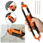 Professional Gauge Carpenter Tool Profile Scribing Ruler Contour Gauge