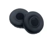 Koss Portapro Headphones Case-A pair of black plane protein leather cases