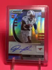 2020 Panini Prizm Draft James Proche Silver Rookie RC Auto