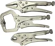 Work Force Mini Vice Locking Grips Pliers 3-Pieces Set