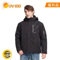 在飛比找蝦皮商城優惠-【UV100】防曬 智能控溫-防潑水刷毛保暖外套-男(AB2