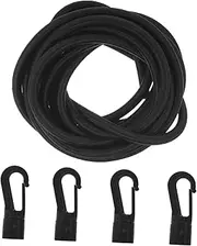 GARVALON Elastic Cord Holder for Kayak Paddle Leash Anti-Lost Rope for Surfboard Paddle Leashes for Boating Camping Buckle