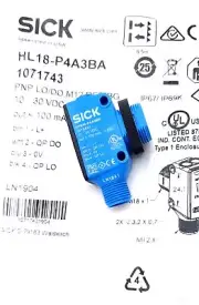 Sick HL18-P4A3BA Retroreflective Photoelectric Sensor PNP 10-30VDC 6.5m