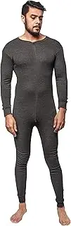 [GA COMMUNICATIONS] NEW MENS THERMAL ONESIE ALL IN ONE UNDERWEAR SET BASELAYER ZIP BODY SUIT SKI SNOWBOARDING WARM WINTER LONG SLEEVE JUMPSUIT S-3XL