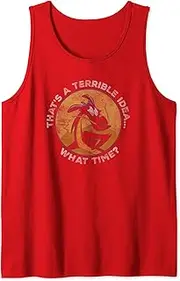 [Disney] Mulan Mushu That's A Terrible Idea,.. What Time? Tank Top
