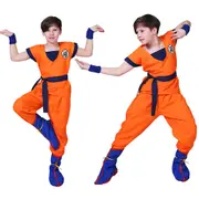 Kids Boys Girls Dragon Ball Anime Son Goku Cosplay Party Costume Set Outfits Set Gifts - 10-11 Years