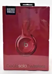 Beats Dr. Dre Solo2 Headphones Red MHNJ2AM/A Model B0534 New in Sealed Box
