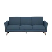 Frankie 3 Seater Sofa Steel Blue Weave