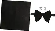 [TINEASUR] 1 Set Men's Suits Polyester Bow Tie Suits for Men Bow Tie for Men Metal
