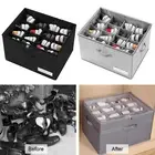 Stackable Shoe Storage Solution Compact Cabinet Organizer Box with Transparent