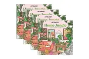 4x Art Maker Home Jungle Colouring Book Adult Activity Book Craft Entertainment