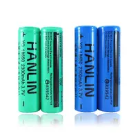 在飛比找松果購物優惠-【HANLIN】18650 鋰電池 兩入 2300mAh 充