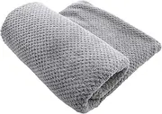 KITANDOVE Super Absorbent Hair Drying Cap Extra Fleece Towel Wrap for Fast Drying for Long Thick Hair Lightweight Bath Head Wrap Quick Dry Turban for Women