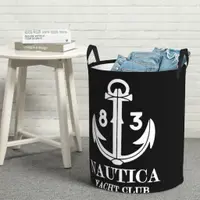 在飛比找蝦皮購物優惠-Nautica 洗衣籃洗衣袋籃髒衣服收納袋收納籃