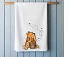 Winnie The Pooh Personalized Kitchen Or Bath Towel Set, Floor Mat