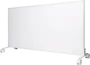 Portable Infrared Heater with Roller, 700W Free Standing Wheel Heater Energy Saving Infrared Heating Wall Heater SAA Overheat Protection, Eco-friendly Electric Radiant Home Office Heater Panel