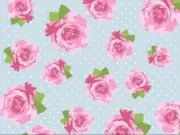 Pink Flower Print Cake Toppers Edible Wafer Paper Fairy A4