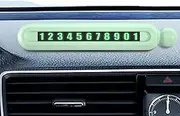 Car Temporary Parking Card Plate - Car Temporary Parking Card Plate | Coffee Parking Numbers Card, Car Stop Accessories for Connecting, Easy Solution for Your Parking Needs Jmedic