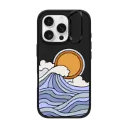 iPhone 16 Pro Impact Ring Stand Case MagSafe Compatible roaring waves