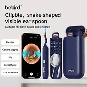 BEBIRD Earsight Plus Ear Wax Removal Tool Camera Light Visual Earwax Cleaner with Cleaning Kit As Spade/Spoon/Pick/Tweezer Clean Ears for Family Ear-Scope Oto