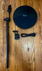 10" Alesis Cymbal NEW w/20" Arm, 1.5 " Clamp & Cable (1 Zone) Nitro Pro E-Drums