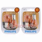 2 pc Philips Parking Light Bulbs for Dodge 400 600 Aries D150 D250 D350 oe