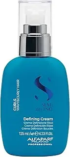 Alfaparf Milano Semi di Lino Curls Defining Cream - for Wavy and Curly Hair - Hydrates, Provides Humidity Protection, and Frizz Control - 4.2 oz